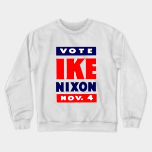 1956 Vote Ike and Nixon Crewneck Sweatshirt